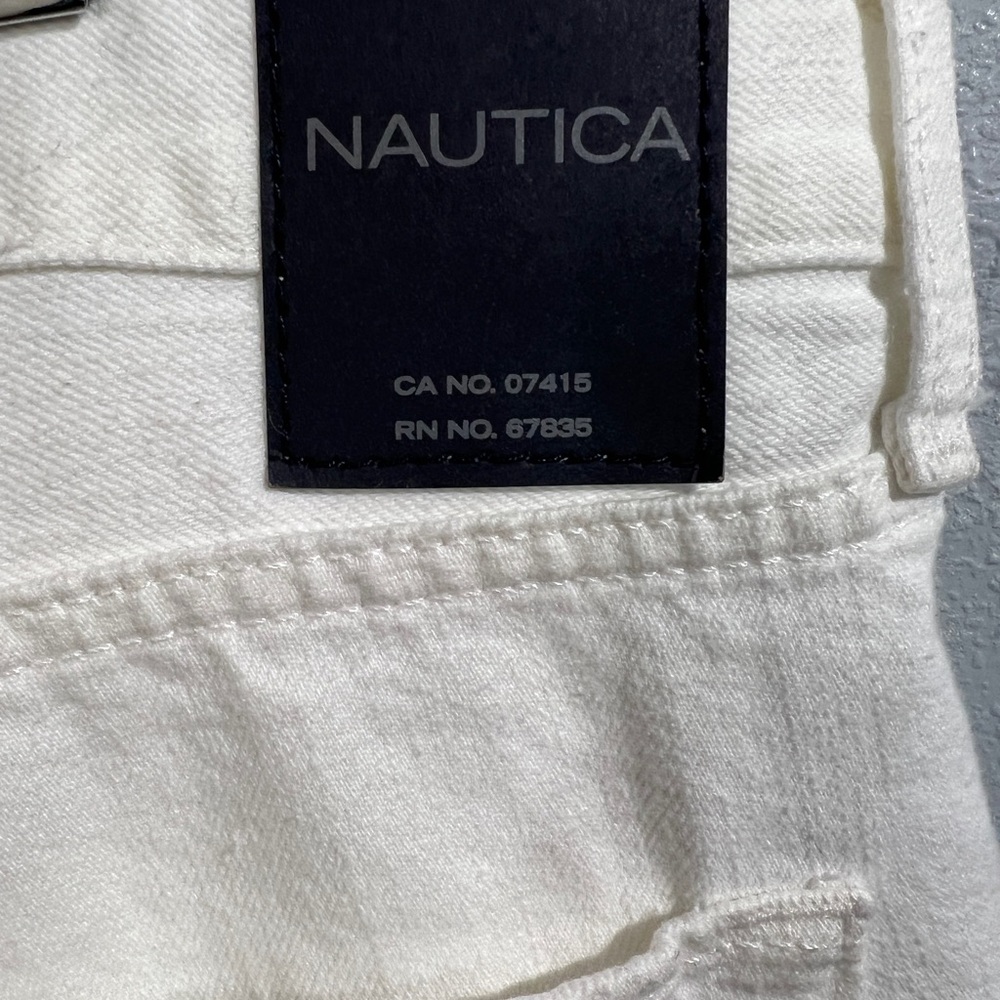 Nautica Men's Slim White Jeans 38x32 - Picture 5 of 6